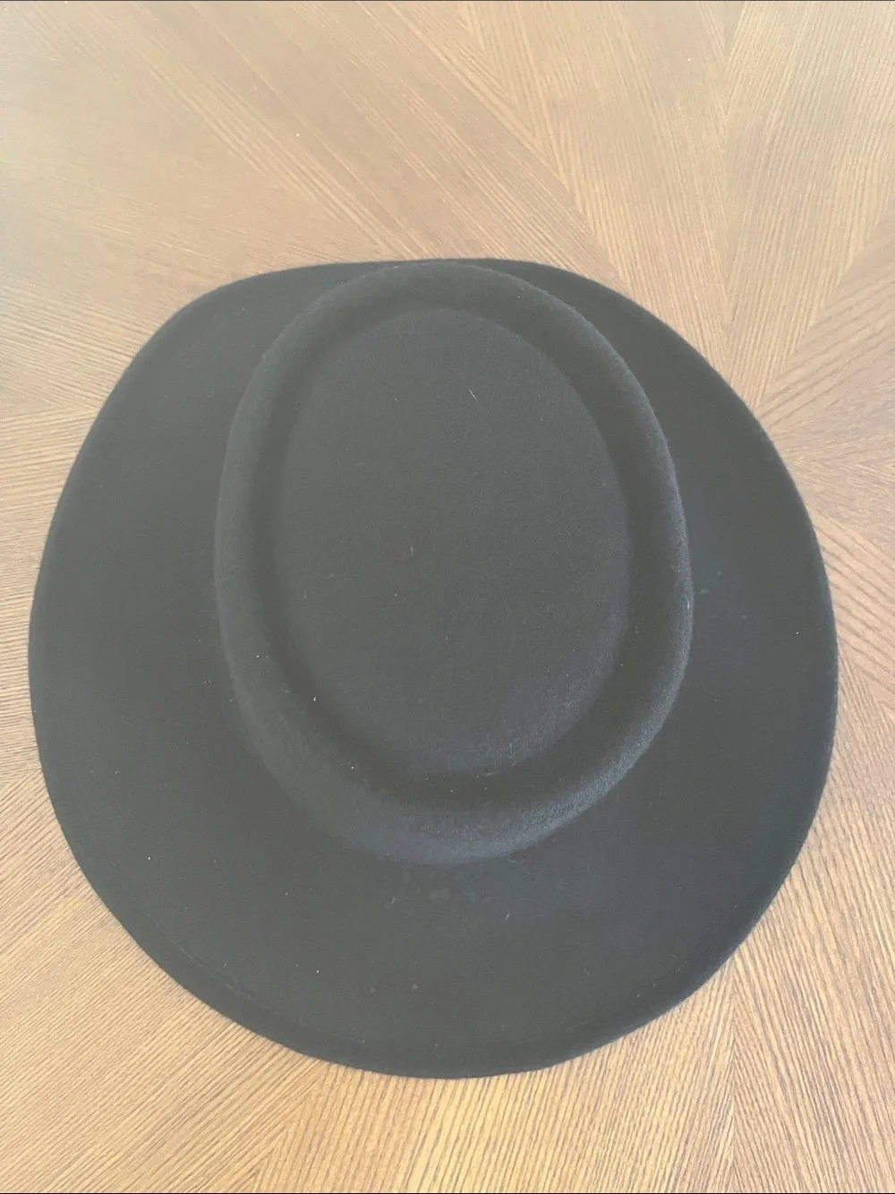 Western Gambler Hat Black Wool Western Express Unisex Size Small